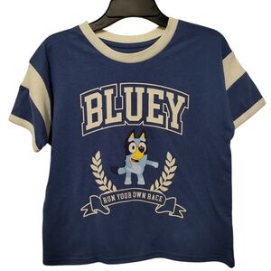 Bluey Kids' Blue Short Sleeve Tee M (7/8) NWT